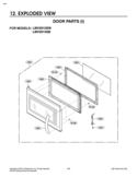 Part Location Diagram of ADC73028201 LG Door Assembly