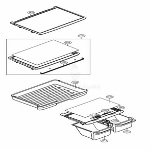 Refrigerator Parts Diagram and Parts List for 78033 ASTCSE0 LG Refrigerator