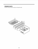 FREEZER PARTS Diagram and Parts List for LMX25964ST ASTCNA0 LG Refrigerator