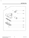 MATTRESS TOOL Diagram and Parts List for LUV400T ABKELGA LG Canister Vacuum