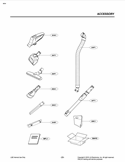 OWN ERS MAN UAL  ACCESSORY Diagram and Parts List for LUV400T ABKELGA LG Canister Vacuum