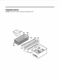 FREEZER PARTS Diagram and Parts List for LMX25981ST AST3LGA LG Refrigerator
