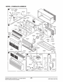 Exploded View Diagram and Parts List for LP090HED1 ASBBEUS LG Air Conditioner