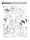 Part Location Diagram of AEC73117403 LG Guide Assembly,Air