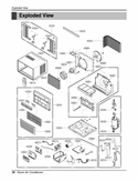 Part Location Diagram of 3091A10071W LG CABINET ASSEMBLY,SINGLE