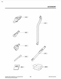 OWN ERS MAN UAL  ACCESSORY Diagram and Parts List for LUV300B ABLELGA LG Canister Vacuum