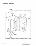 Part Location Diagram of 4781W1M372S LG CONTROLLER ASSEMBLY,KEYP