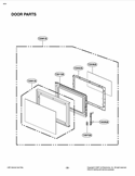Part Location Diagram of 3213W0A012G LG Door Frame Assembly