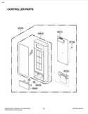 CONTROLLER PARTS Diagram and Parts List for LCSP1110ST CSBELGA LG Microwave