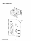 Part Location Diagram of 3501W1A043A LG Locker Holder Assembly