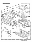 DRAWER PARTS Diagram and Parts List for LCSP1110ST CSBELGA LG Microwave