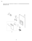 DISPENSER PARTS Diagram and Parts List for LSC27914SB AWBCNA1 LG Refrigerator
