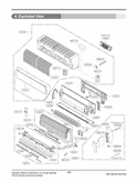 Exploded View Diagram and Parts List for LMN126HVT AWHBEUS LG Air Conditioner