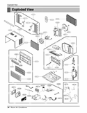 Room Air Conditioner Exploded View Exploded View Diagram and Parts List for LW1011ER AWYAHDP LG Air Conditioner