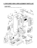 EXPLODED VIEW & REPLACEMENT PARTS LIST CASE PARTS Diagram and Parts List for LFX21976ST LFX21976ST /01 LG Refrigerator
