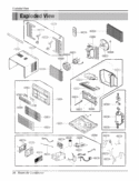 Room Air Conditioner Exploded View Exploded View Diagram and Parts List for LW8011ER AWYAOSU LG Air Conditioner