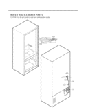 WATER ANDICEMAKER PARTS Diagram and Parts List for LFC21776ST LFC21776ST/01 LG Refrigerator