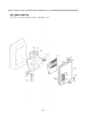 ICE BANK PARTS Diagram and Parts List for LMX25984SB AWBCNA2 LG Refrigerator