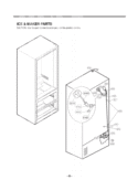 ICE & MAKER PARTS Diagram and Parts List for LMX25984SW ASWCNA2 LG Refrigerator