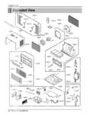 Room Air Conditioner Exploded View Exploded View Diagram and Parts List for L8010ER UWC081ULMK3 LG Air Conditioner