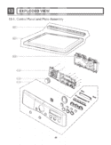 Part Location Diagram of EBR62707629 LG Control Board Assembly