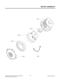 MOTOR Diagram and Parts List for LUV250C CQZELGA LG Canister Vacuum