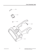 Cover Assembly Diagram and Parts List for LUV250C CQZELGA LG Canister Vacuum