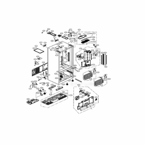 Part Location Diagram of EBR86824106 LG PCB ASSEMBLY,MAIN