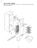 FREEZER COMPARTMENT EXPLODED VIEW Diagram and Parts List for LSC27921SW ASW5LGA LG Refrigerator
