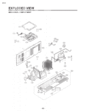MECHANICAL COMPARTMENT EXPLODED VIEW Diagram and Parts List for LSC27921SW ASW5LGA LG Refrigerator