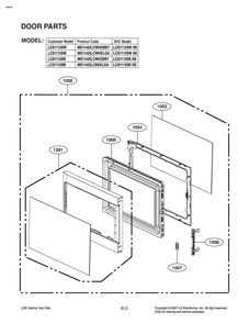 Part Location Diagram of 3213W0A012Q LG FRAME ASSEMBLY,DOOR