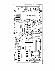 Power And Control Circuit Board Diagram and Parts List for 7218954690  Kenmore Microwave