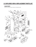 EXPLODED VIEW & REPLACEMENT PARTS LIST CASE PARTS Diagram and Parts List for LFX31925ST ASTCNA0 LG Refrigerator