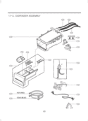 DISPENSER ASSEMBLY Diagram and Parts List for WM3150HWC ABWEEUS LG Washer