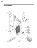 FREEZER COMPARTMENT Diagram and Parts List for LSC27925ST ASTCNA0 LG Refrigerator