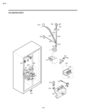 Part Location Diagram of 5989JA1005H LG Refrigerator Ice Maker Assembly Kit