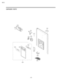 Part Location Diagram of EBR61526805 LG Refrigerator Dispenser Control Board