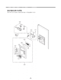 DISPENSER PARTS Diagram and Parts List for LMX25964ST ASTCNA1 LG Refrigerator