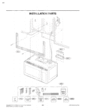 INSTALLATION PARTS USE & CARE Diagram and Parts List for LMH2016SW CWHELGA LG Microwave
