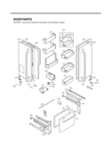 Part Location Diagram of AAP73051702 LG BASKET ASSEMBLY,DOOR