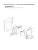 ICE BANK PARTS Diagram and Parts List for LFX21976ST LFX21976ST /02 LG Refrigerator