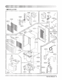 Service Manual Diagram and Parts List for 48231364645 ASWAOSL LG Dehumidifier