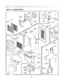 Part Location Diagram of ADL73080901 LG Evaporator Assembly,First