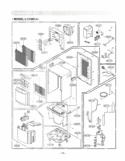 Exploded View Diagram and Parts List for LD650EAL ABKAOSU LG Dehumidifier