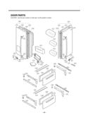 DOOR PARTS Diagram and Parts List for LMX25964ST ASTCNA2 LG Refrigerator