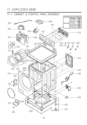 Part Location Diagram of AGL72909946 LG PANEL ASSEMBLY,CONTROL