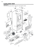 VIEW  CASE PARTS Diagram and Parts List for LFC20770SW ASWCNA0 LG Refrigerator