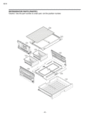 REFRIGERATOR PARTS PANTRY Diagram and Parts List for LFC20770SW ASWCNA0 LG Refrigerator