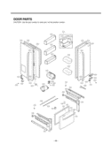 DOOR PARTS Diagram and Parts List for LFX25973ST ASTCNA0 LG Refrigerator