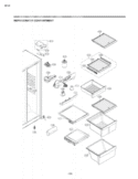 REFRIGERATOR COMPARTMENT Diagram and Parts List for LSC23924ST ASTCNA1 LG Refrigerator